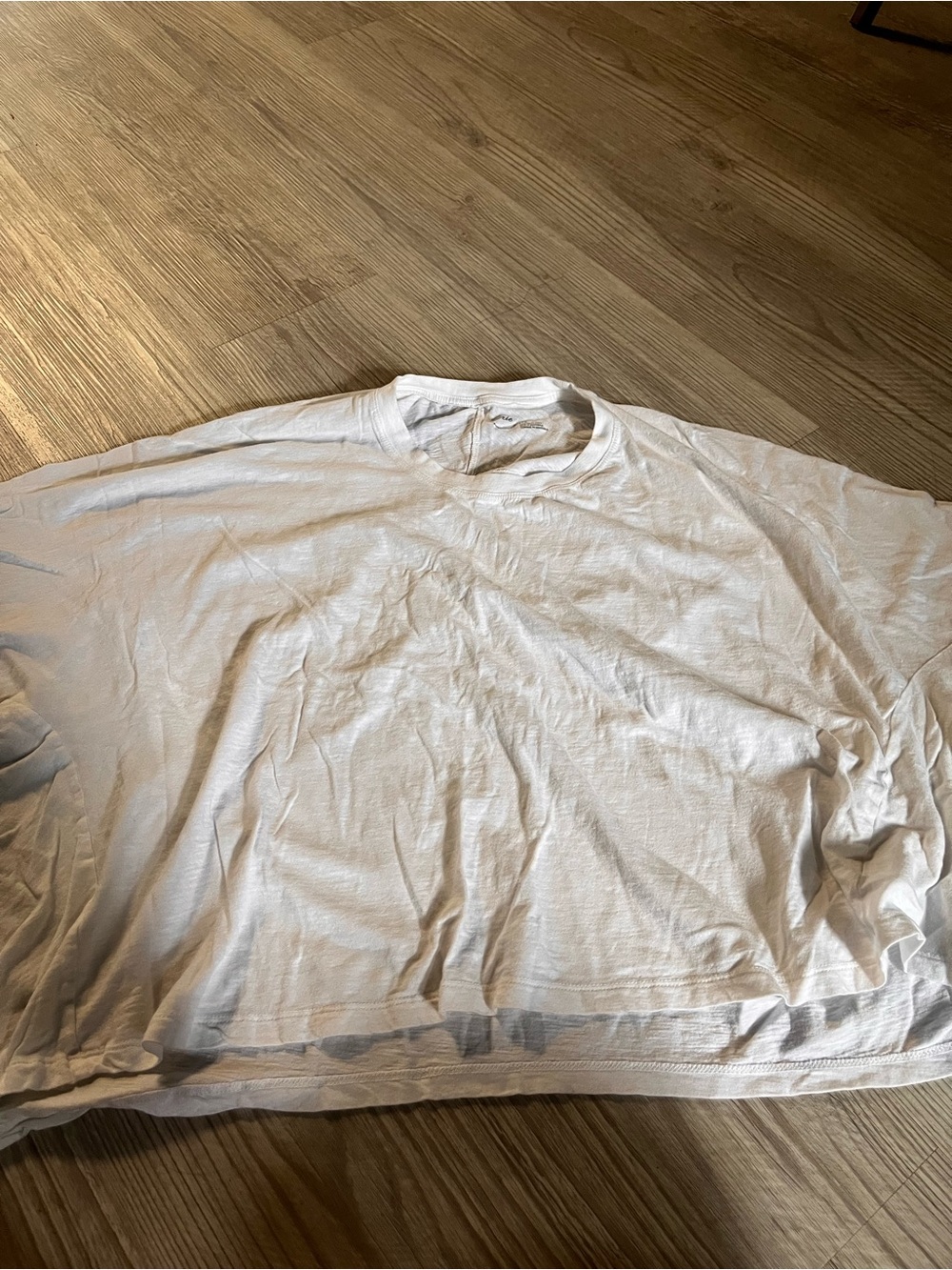 aerie White Short Sleeve Crew Tee